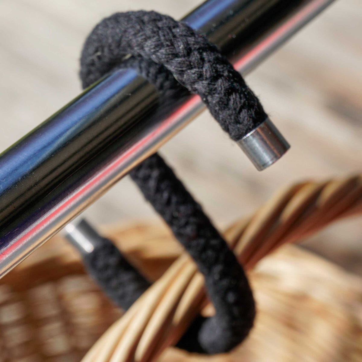 S-Hook "Rope Hook" – Cotton · Black | Peppermint Products