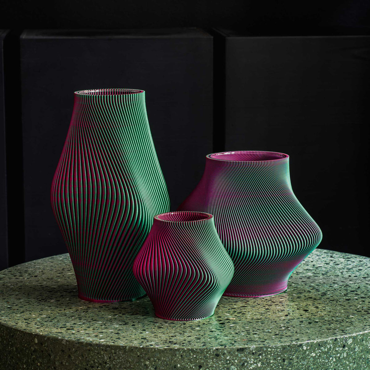 Vase Bloz – Watermelon · 3D Printed · Inner Vase · 20 cm | Sheyn