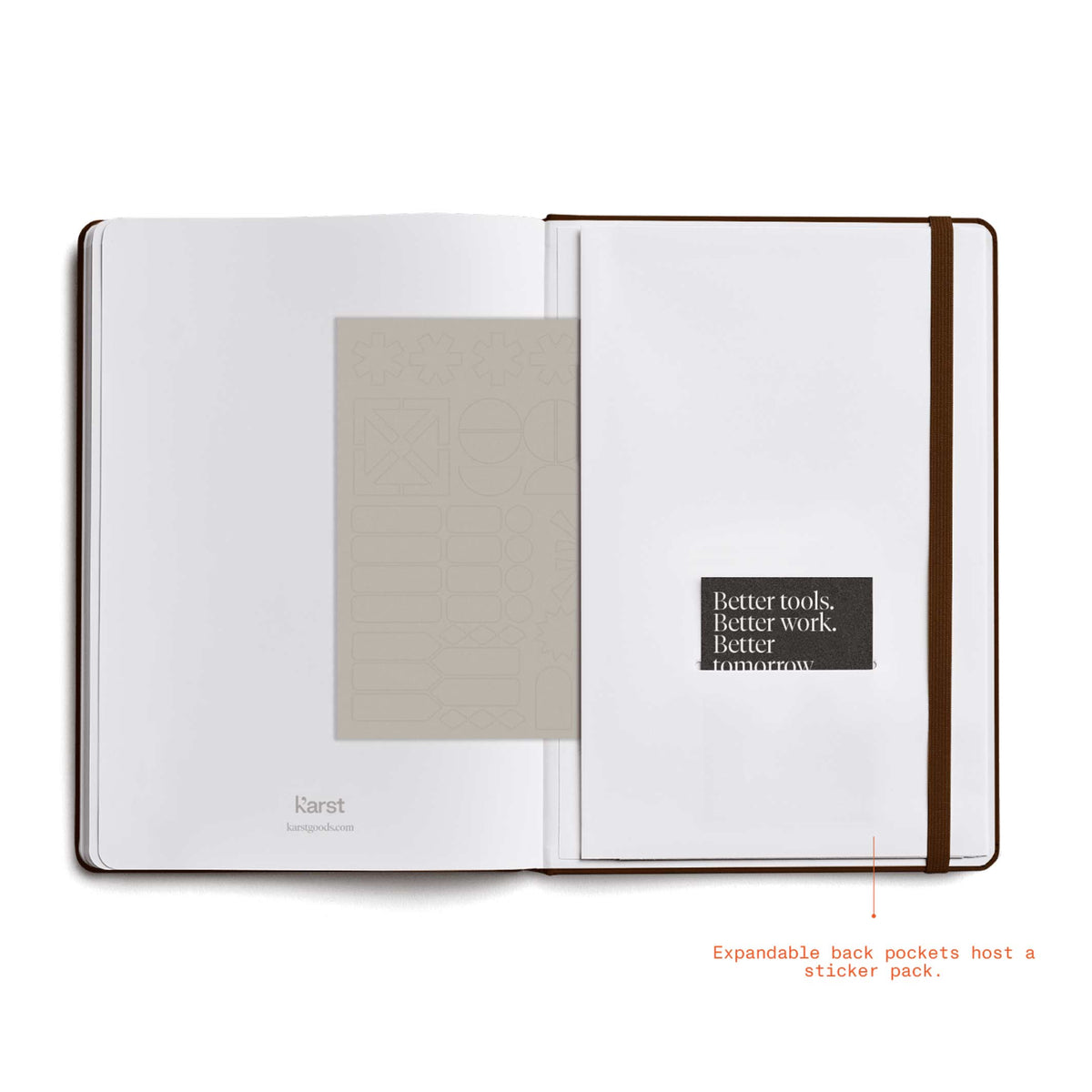WEEKLY PLANNER 2026 ESPRESSO - Wochenplaner & Kalender - Hardcover A5 | KarstGoods