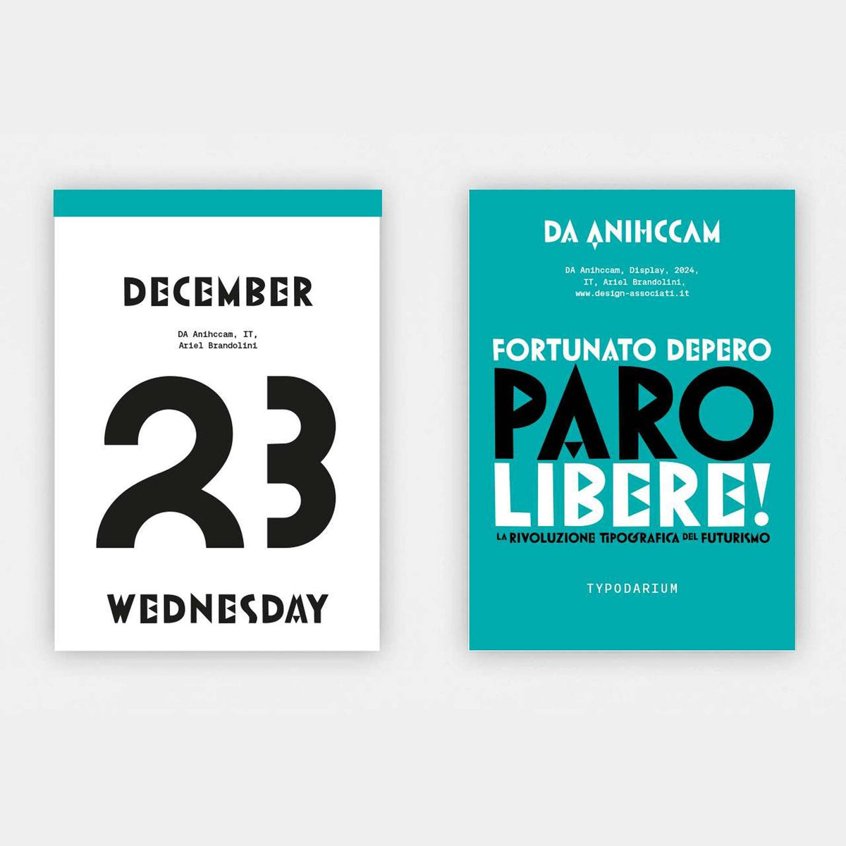 Abreißkalender Typodarium 2026 – 365 Schriften | Hermann Schmidt