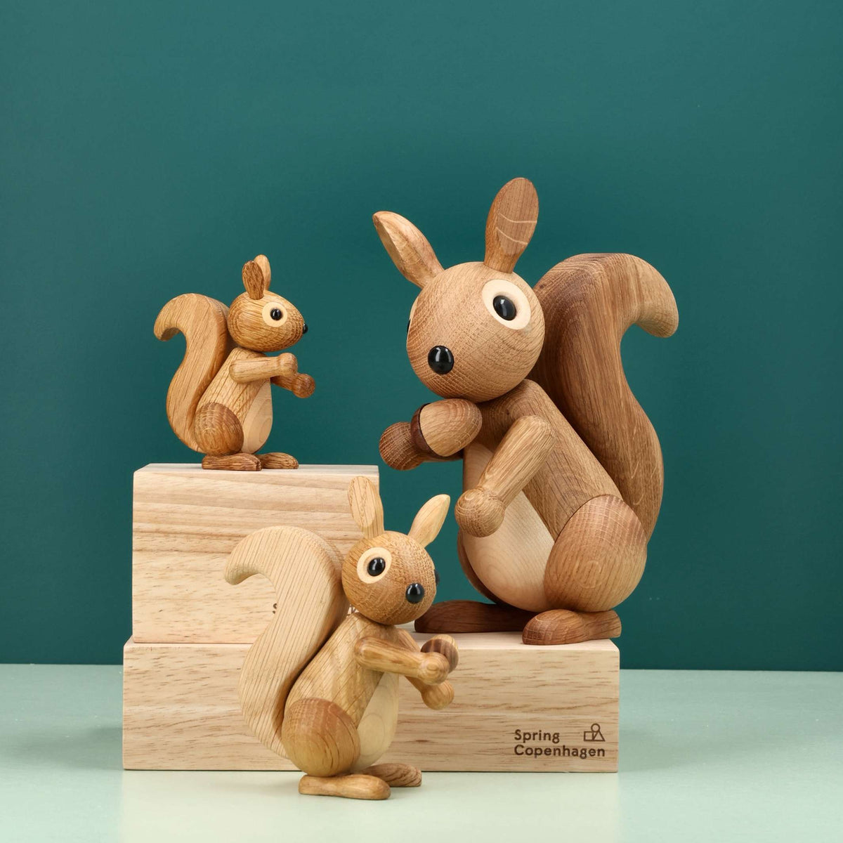 Holz-Eichhörnchen Honey Groß – Eiche · 19 cm | Spring Copenhagen