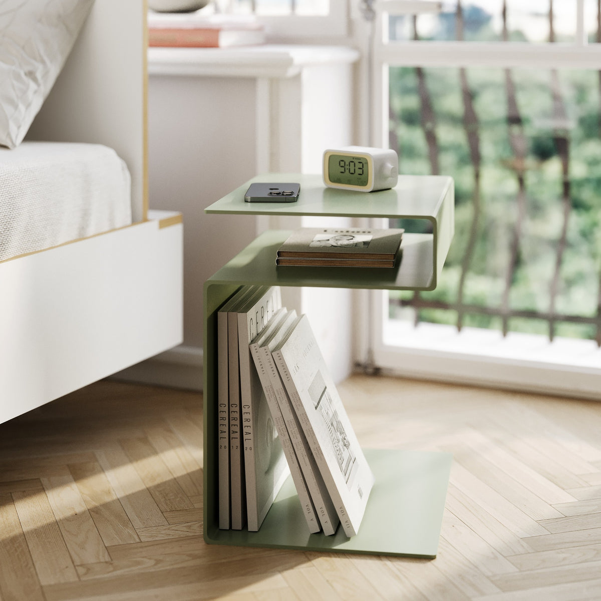HUK - Beistelltisch und Ordnungshelfer - Multitalent aus Aluminium | Müller Small Living
