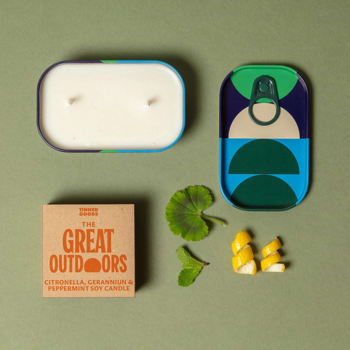 Duftkerze "Great Outdoors" – Sojawachs · in Dose | Block Design