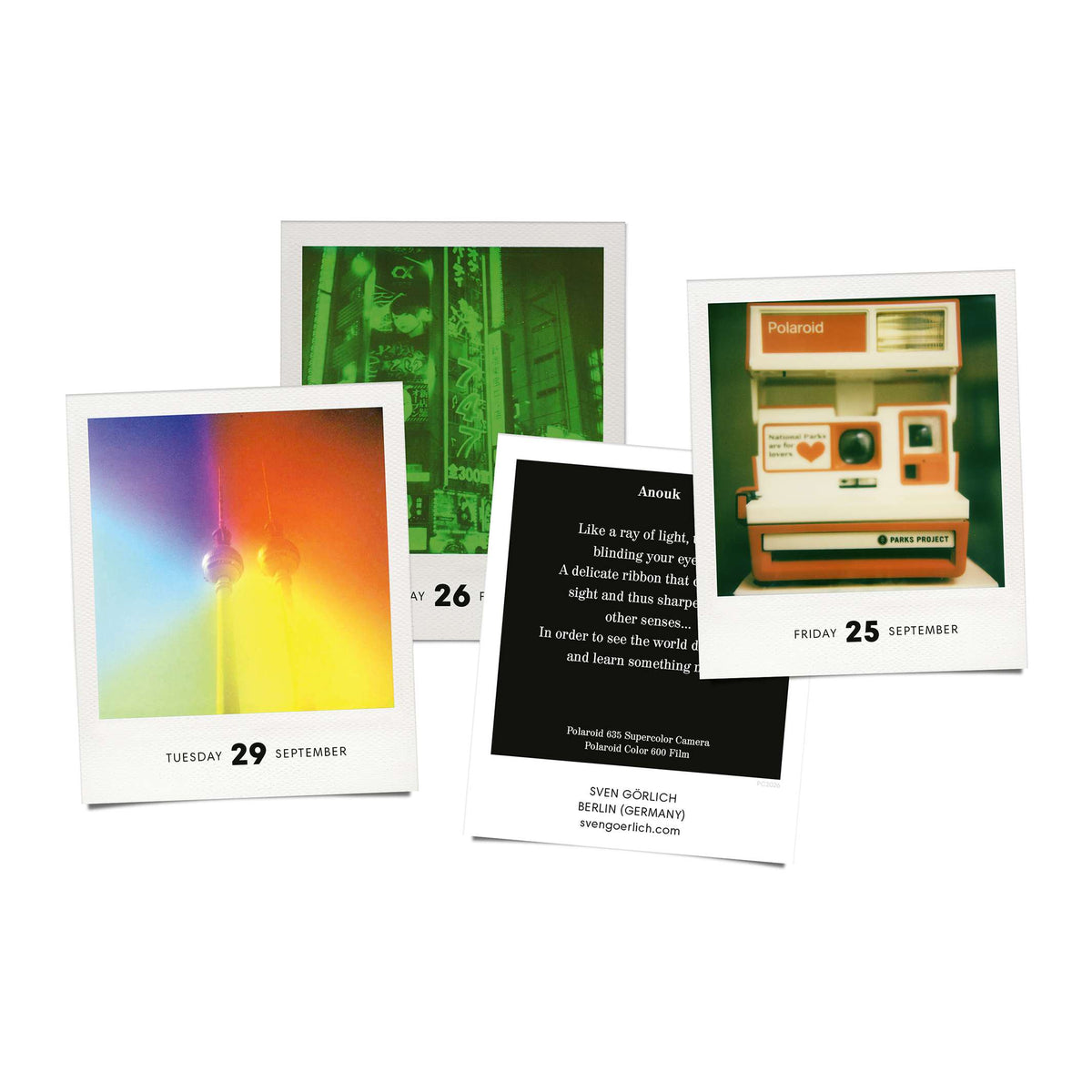 Polaroid-Kalender Photodarium 2026 – 365 Sofortbilder | seltmann+söhne