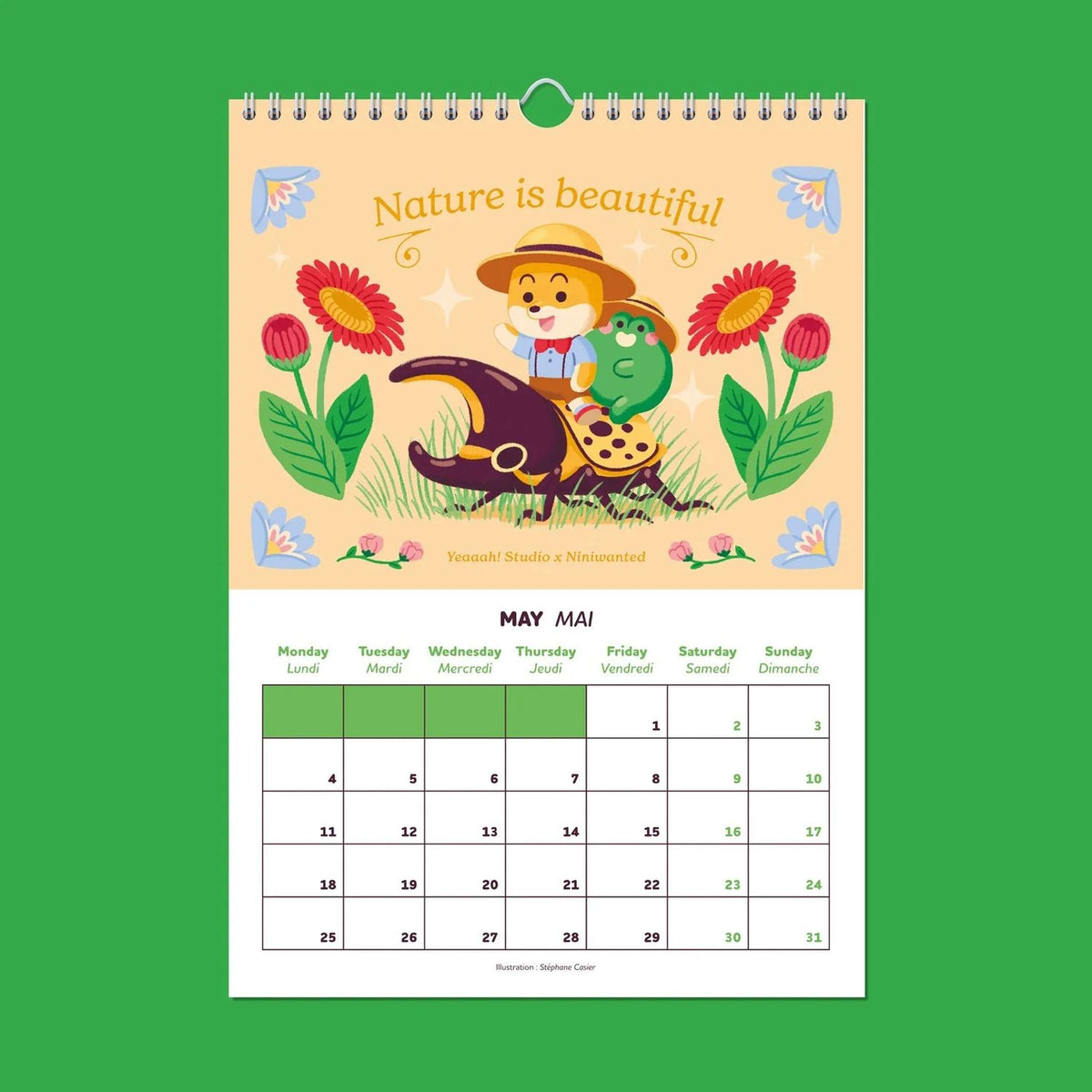 CALENDAR 2026 - Wandkalender Yeaaah! Studio x Niniwanted | Yeaaah! Studio