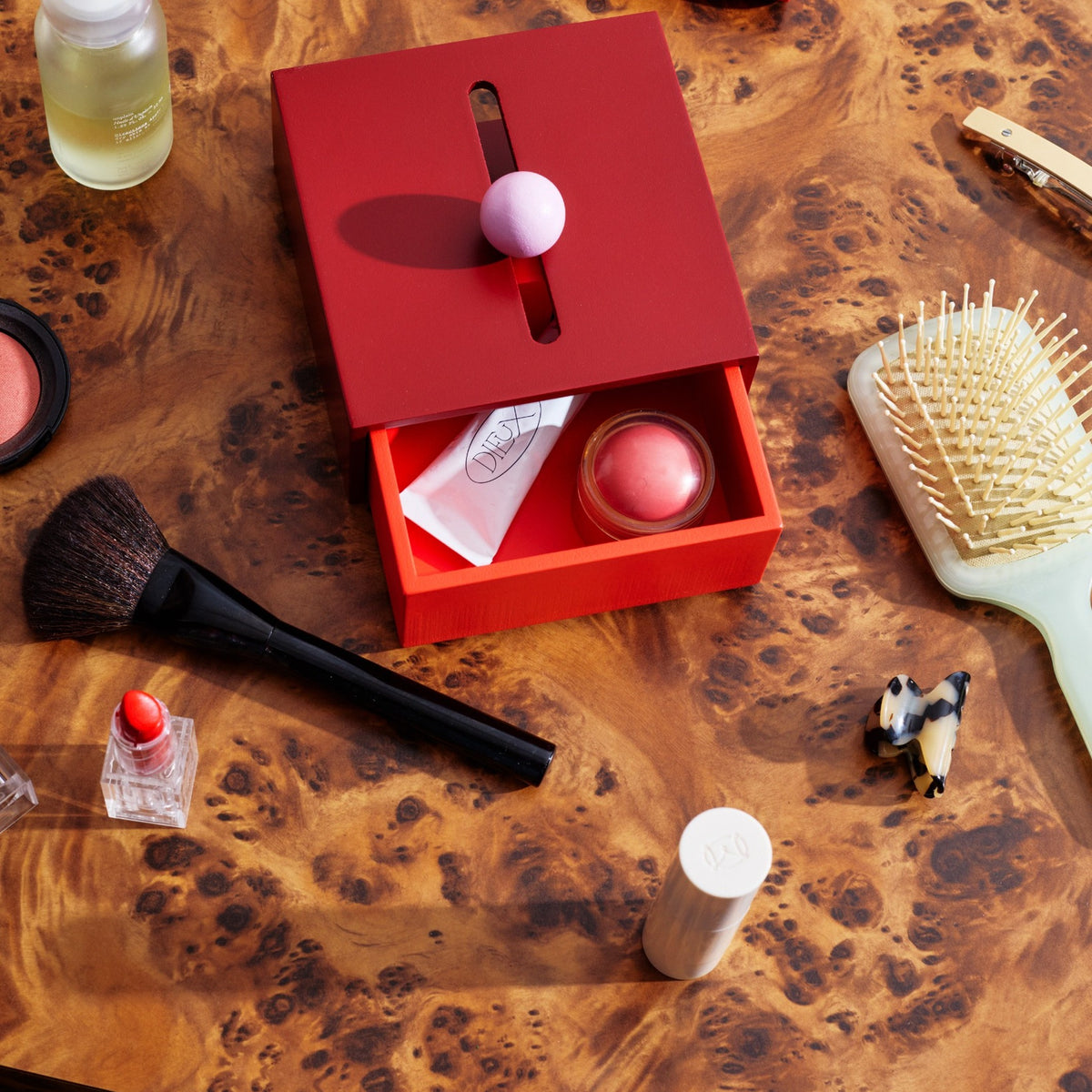 CACHE BOX - Kleine, rote Schmuckschatulle | Kanyon Yeh | Areaware
