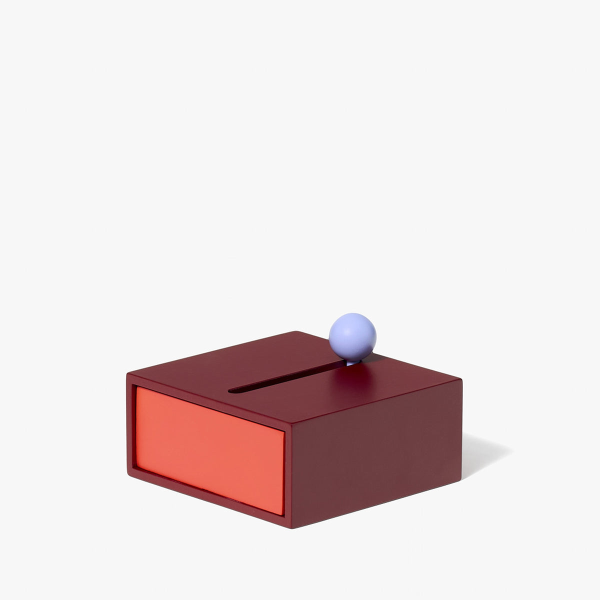 CACHE BOX - Kleine, rote Schmuckschatulle | Kanyon Yeh | Areaware