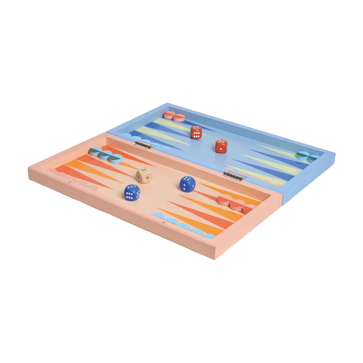 BACKGAMMON - farbiges Holz-Spiel | Blue Ribbon Toys
