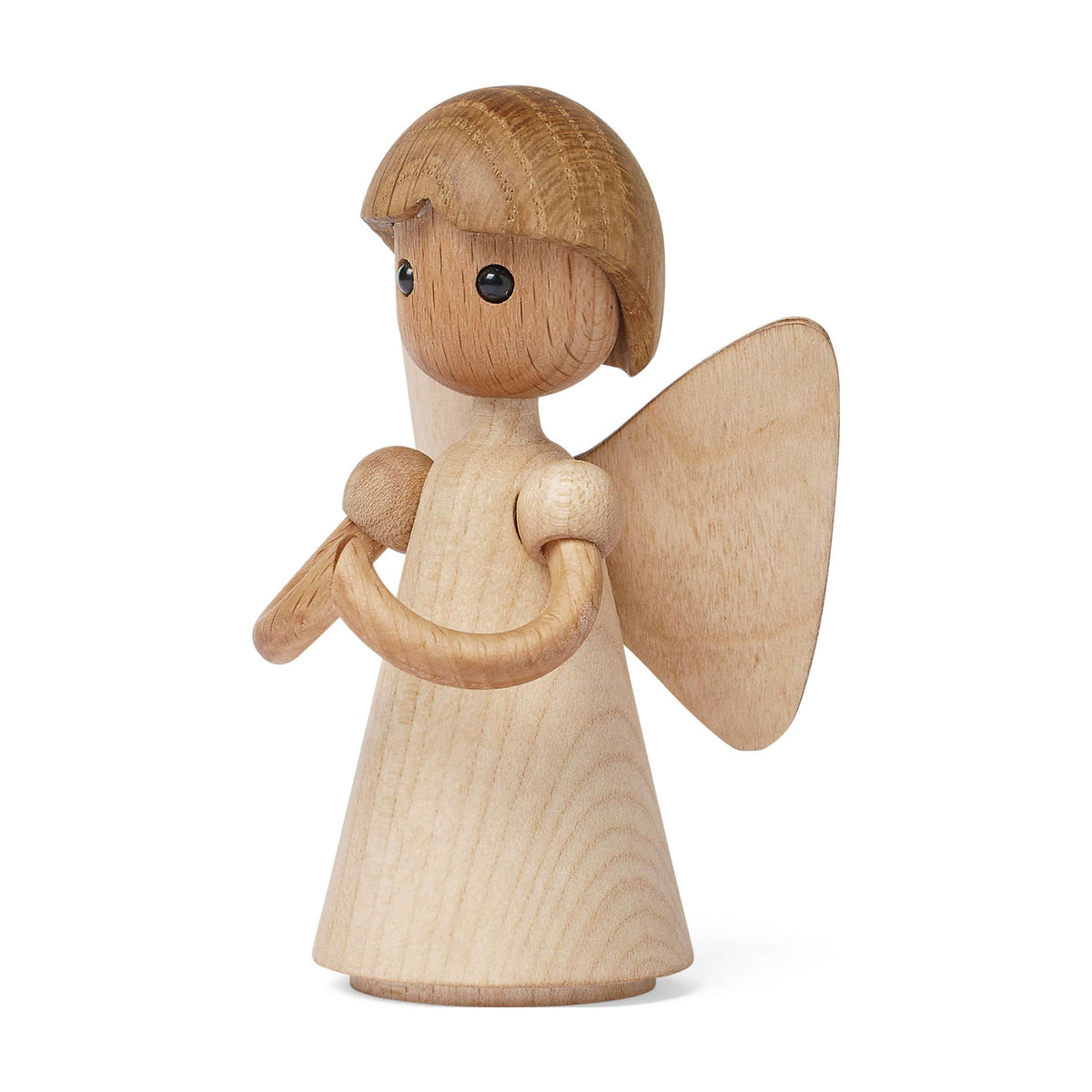 Wooden Angel Aura Small – Oak · 10 cm | Spring Copenhagen