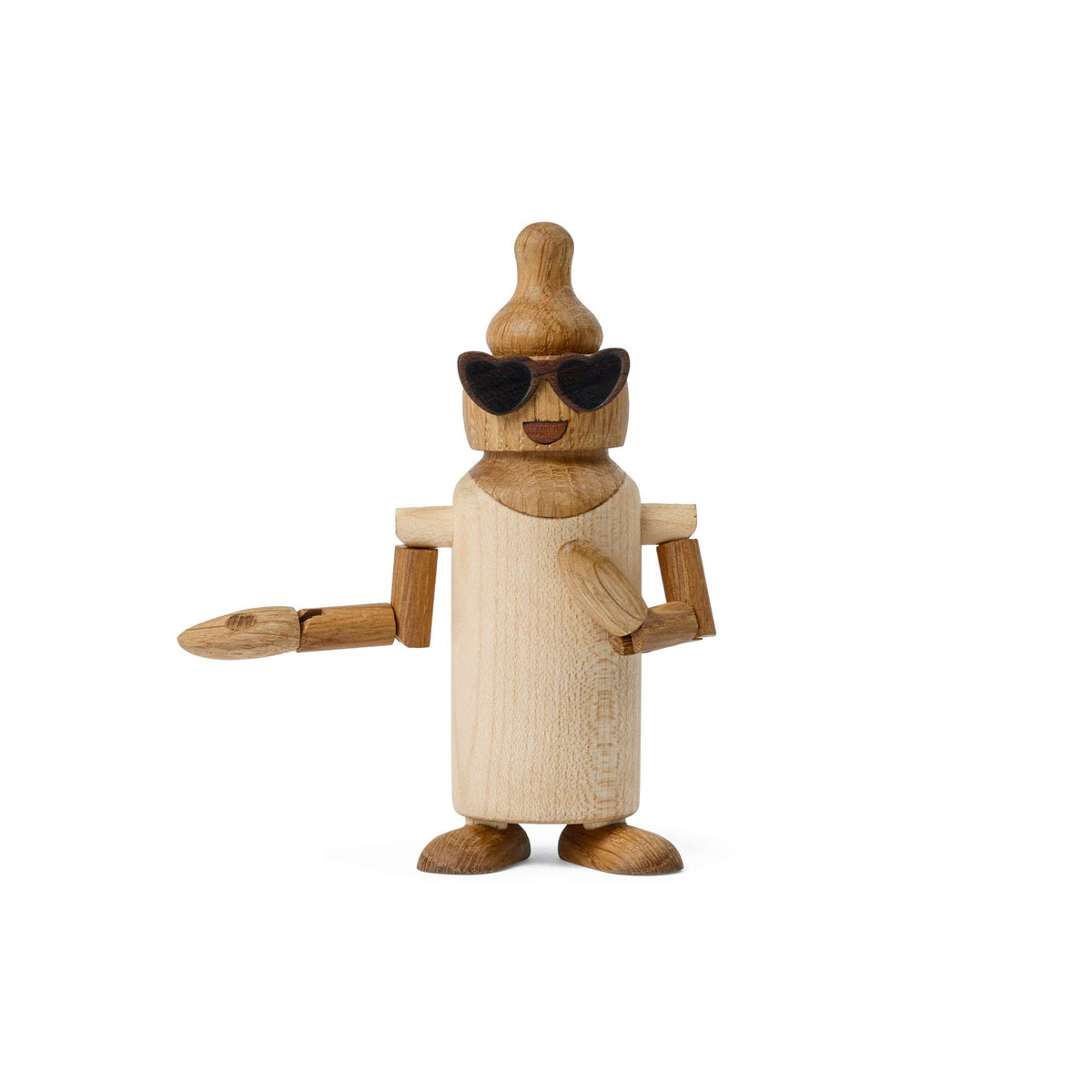 Holzfigur Woodies "Billie Baby Bottle" – 12 cm | Spring Copenhagen