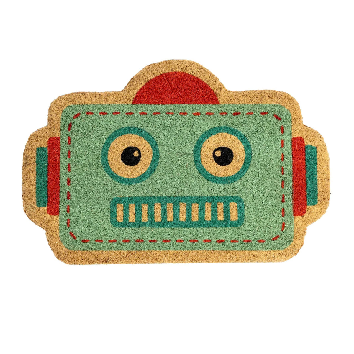 Fußmatte Roboter – Hellblau · Kinder-Motiv · 60×40 cm | Fisura
