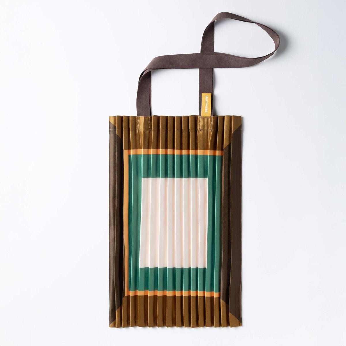 Tote Bag Cefalù – Plissee-Satin · 40 × 48 cm | Multitudes
