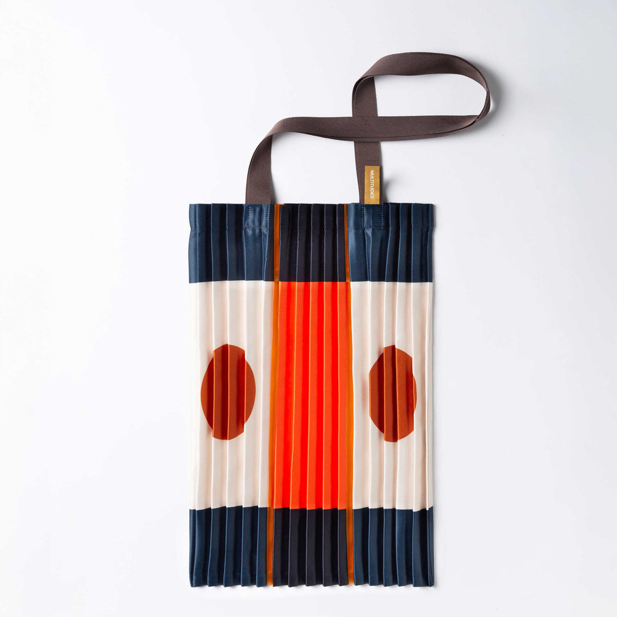 Tote Bag Pozzallo – Plissee-Satin · 40 × 48 cm | Multitudes