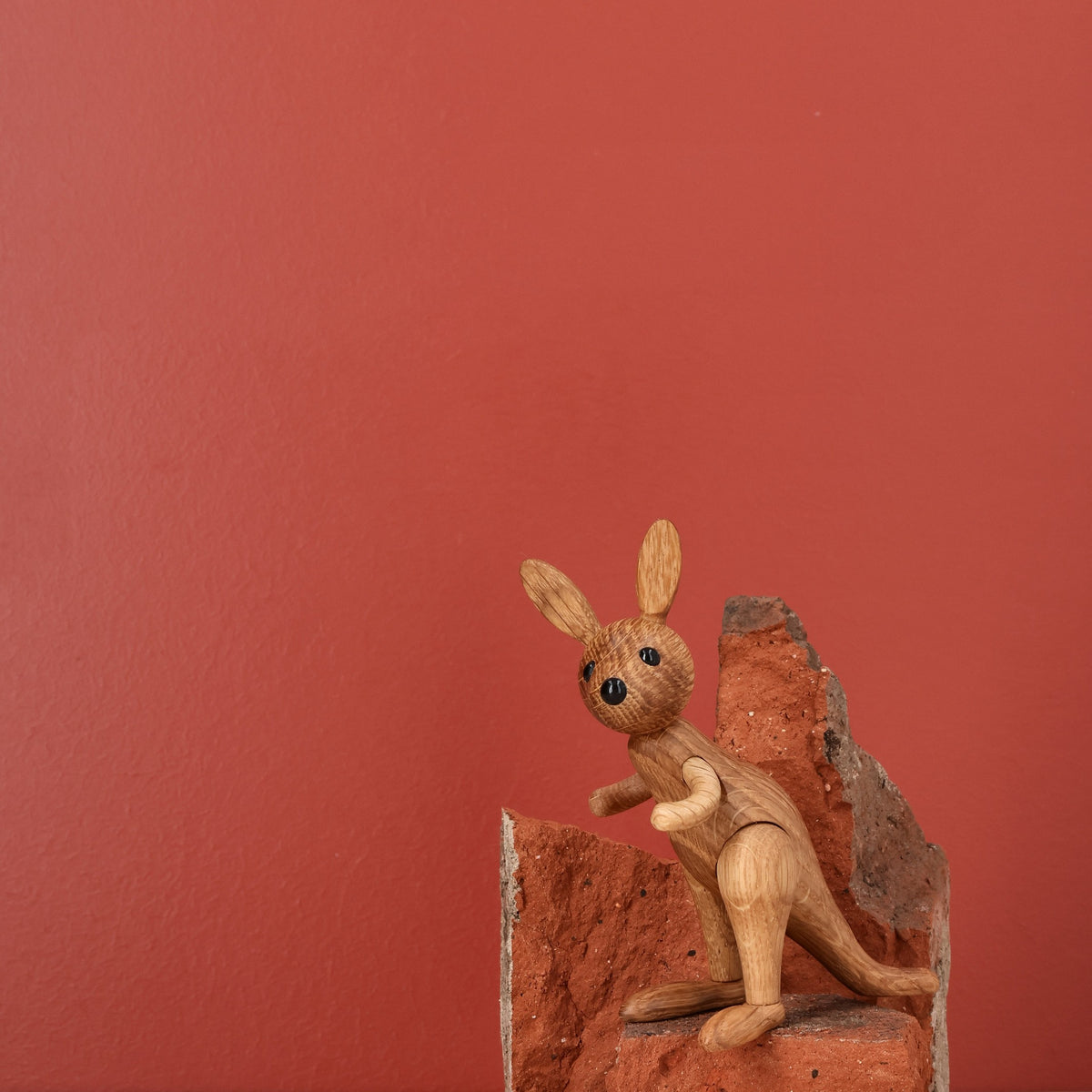 Wooden Kangaroo Roo – 11.5 cm · Animal Figure | Spring Copenhagen · Desk Decor