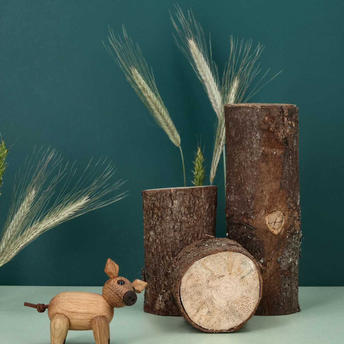 Holzschwein Poppy – 6 cm · Tierfigur | Spring Copenhagen · Tischdeko