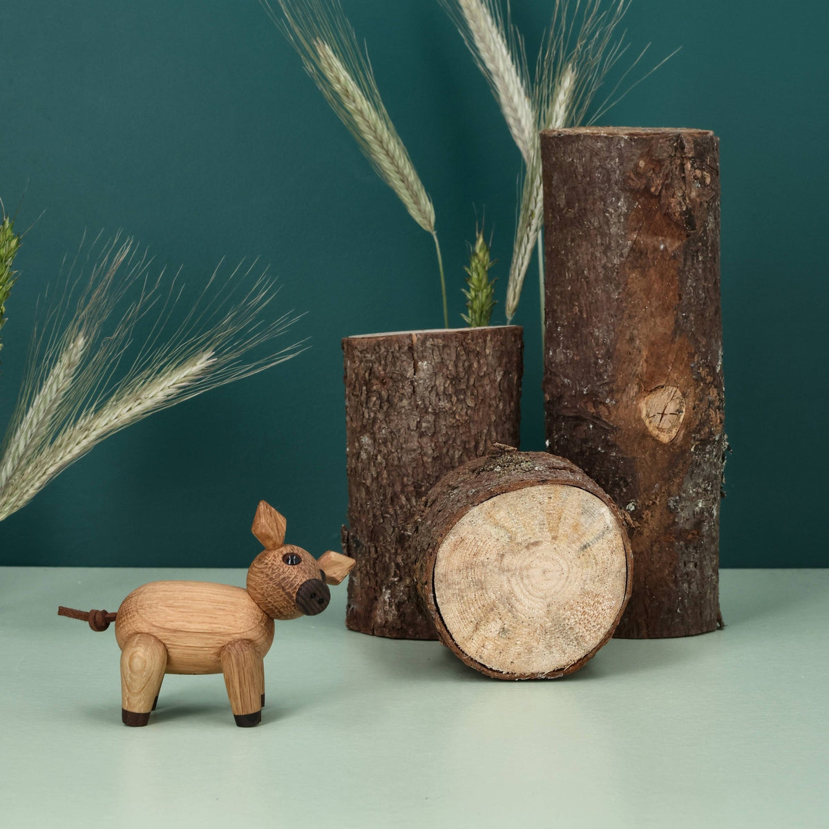 Holzschwein Poppy – 6 cm · Tierfigur | Spring Copenhagen · Tischdeko