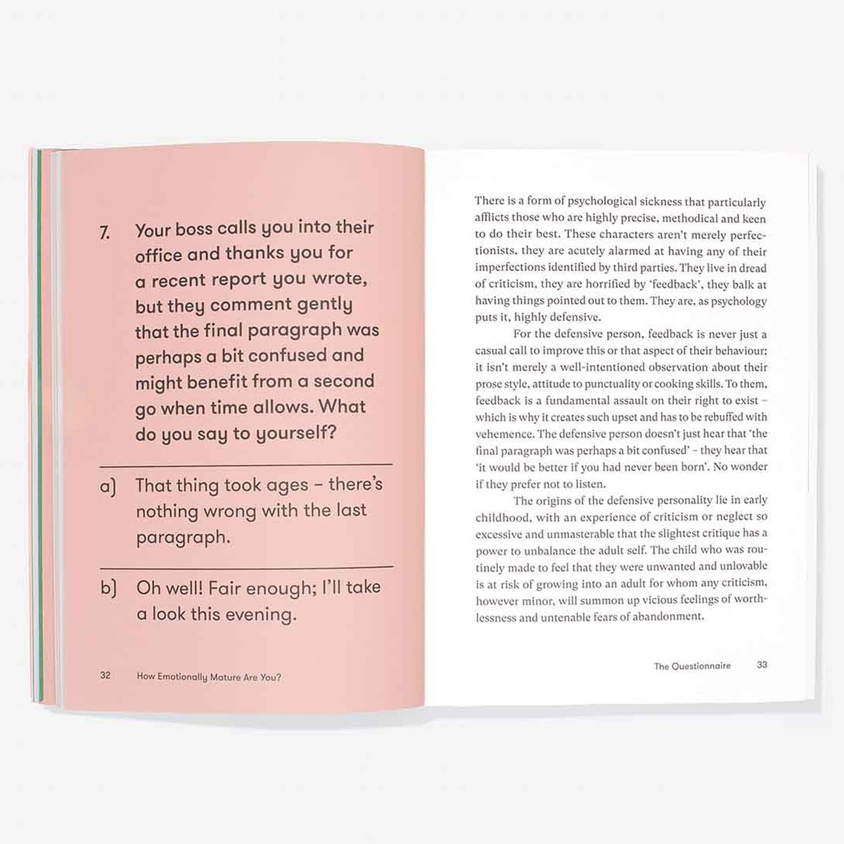 Taschenbuch "How Emotionally Mature Are You?" – Englisch | The School of Life