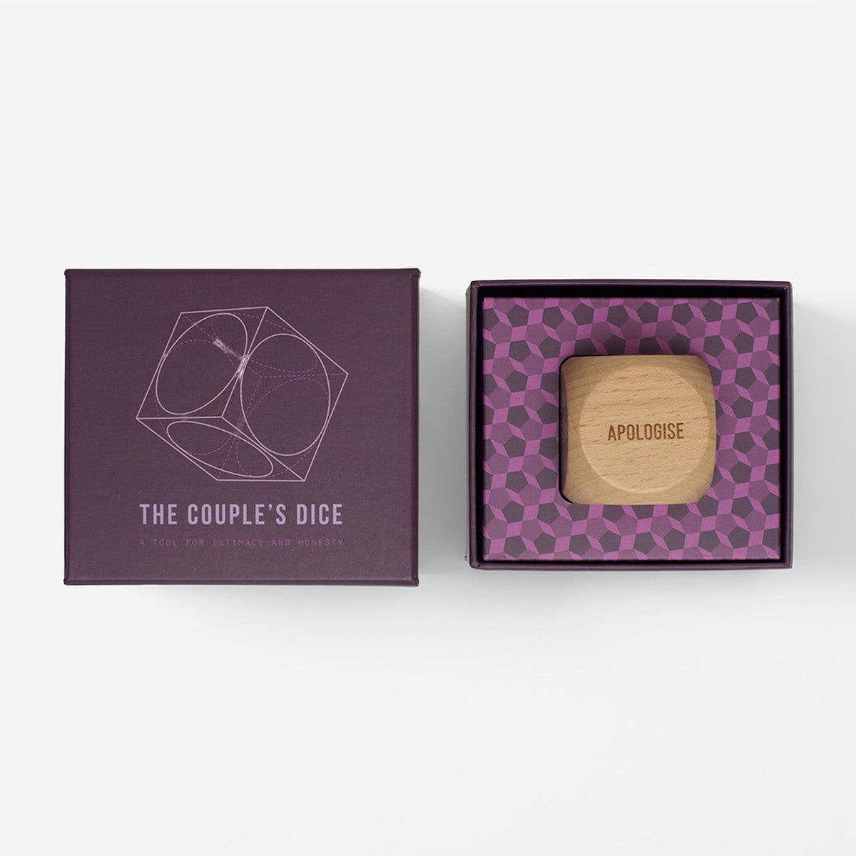 Würfelspiel "Couple's Dice" – Holz · Englisch | The School of Life