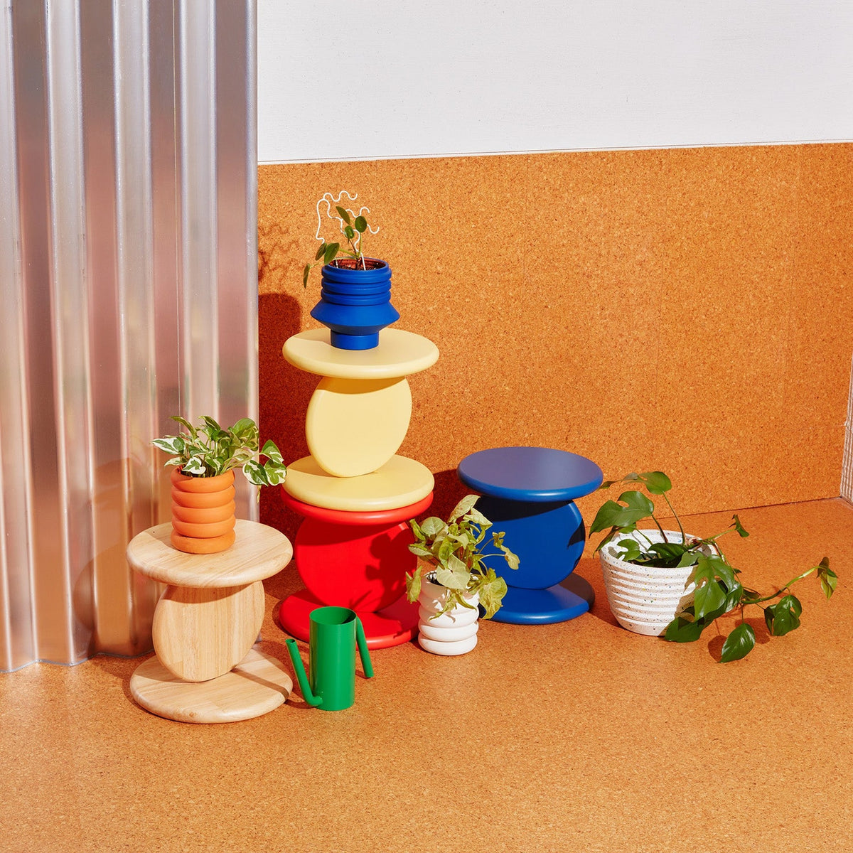 Side Table "Pod Low" – Natural · Wood · Ø 27 cm | Hanna Anonen · Areaware