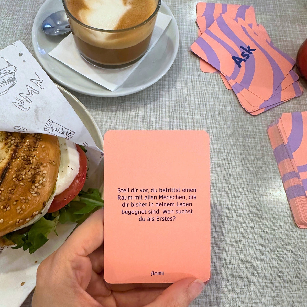 Card Set "Ask & Task" Begegnung mit Herz – 53 Cards | Finimi