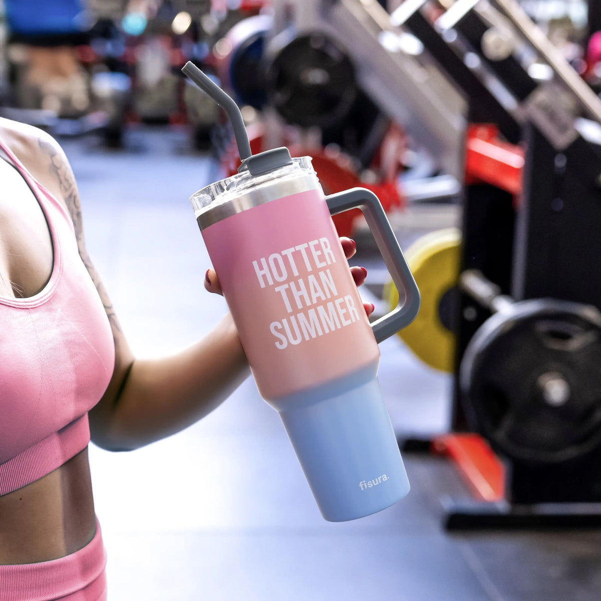 XXL-Thermosflasche "Hotter Than Summer" – Edelstahl · 1,2 l | Fisura