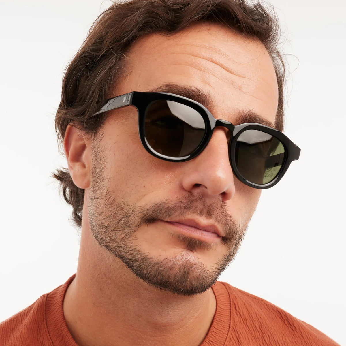 Sunglasses Andy – Black · Glossy · TR-90 · Polarised | Barner