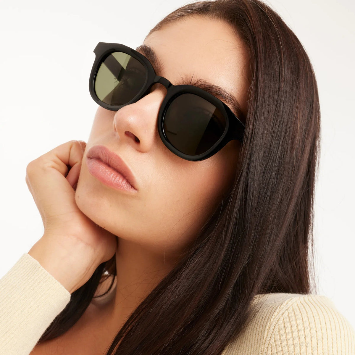 Sunglasses Andy – Black · Glossy · TR-90 · Polarised | Barner