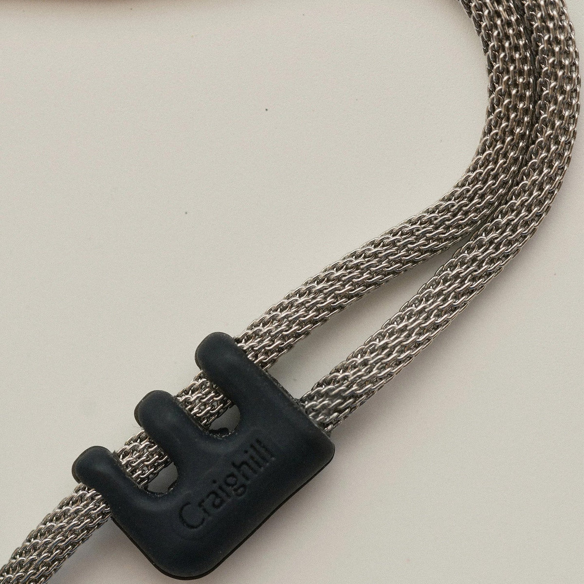 Brillenkette – Schwarz · Edelstahl · 38 cm | Craighill