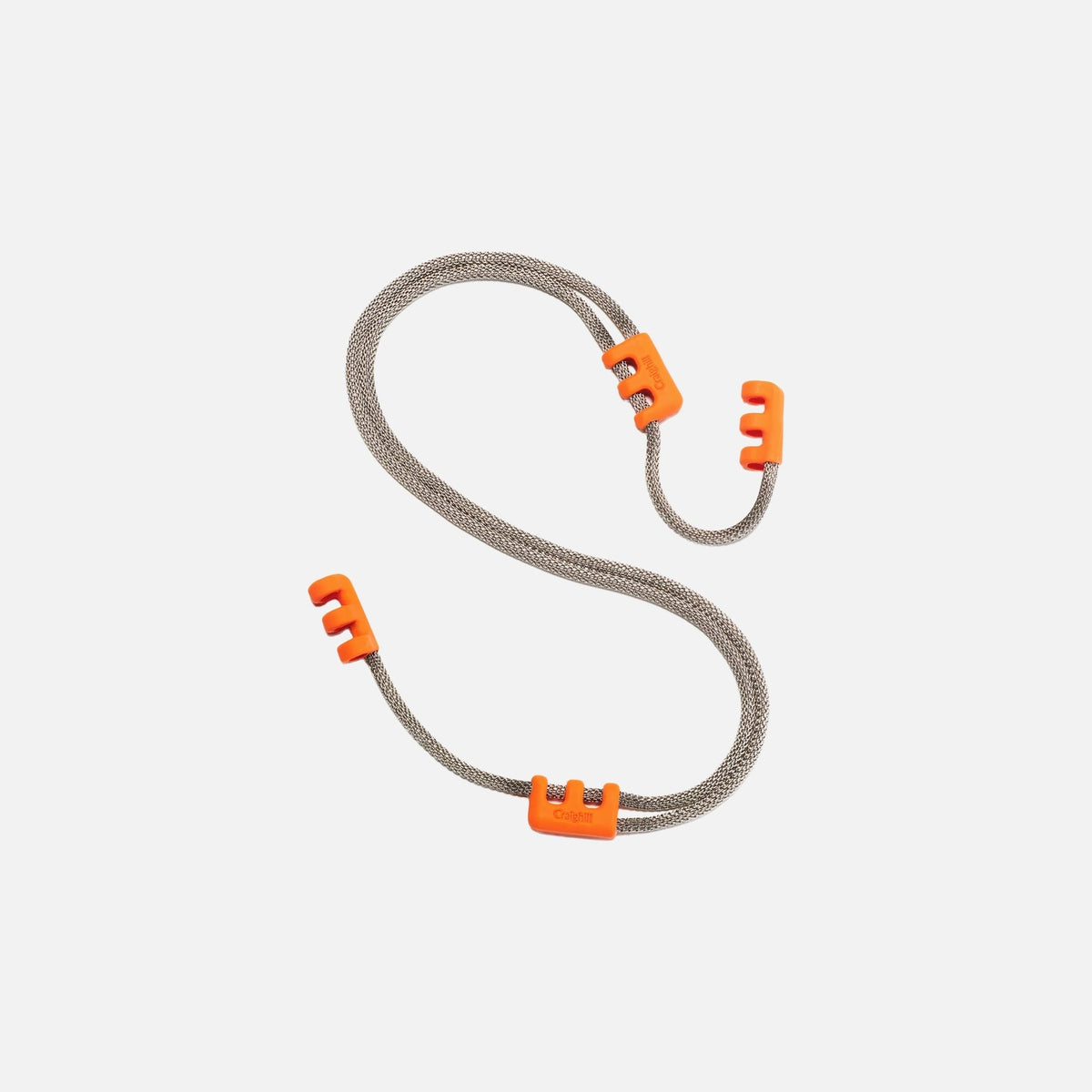 Brillenkette – Orange · Edelstahl · 38 cm | Craighill