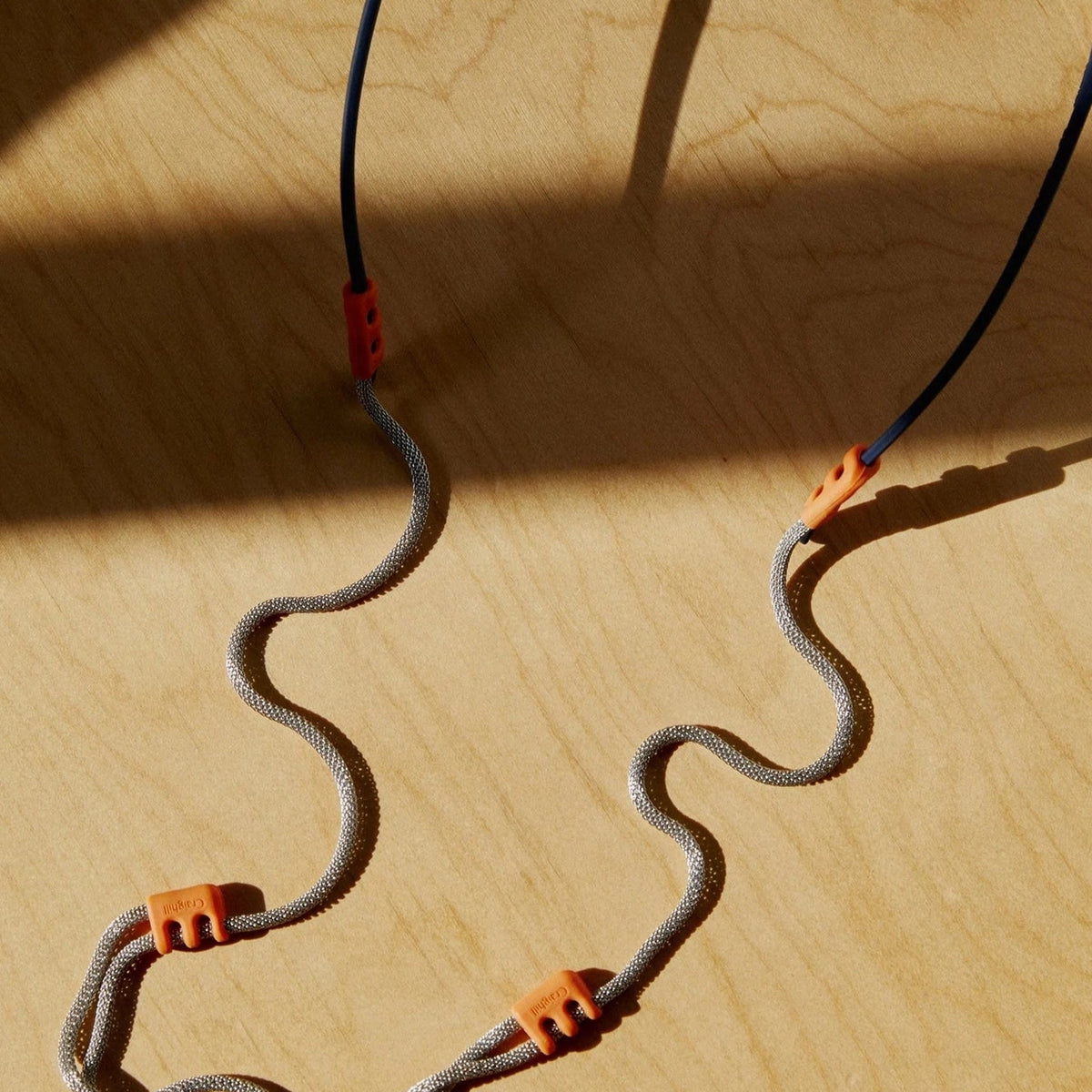 Brillenkette – Orange · Edelstahl · 38 cm | Craighill