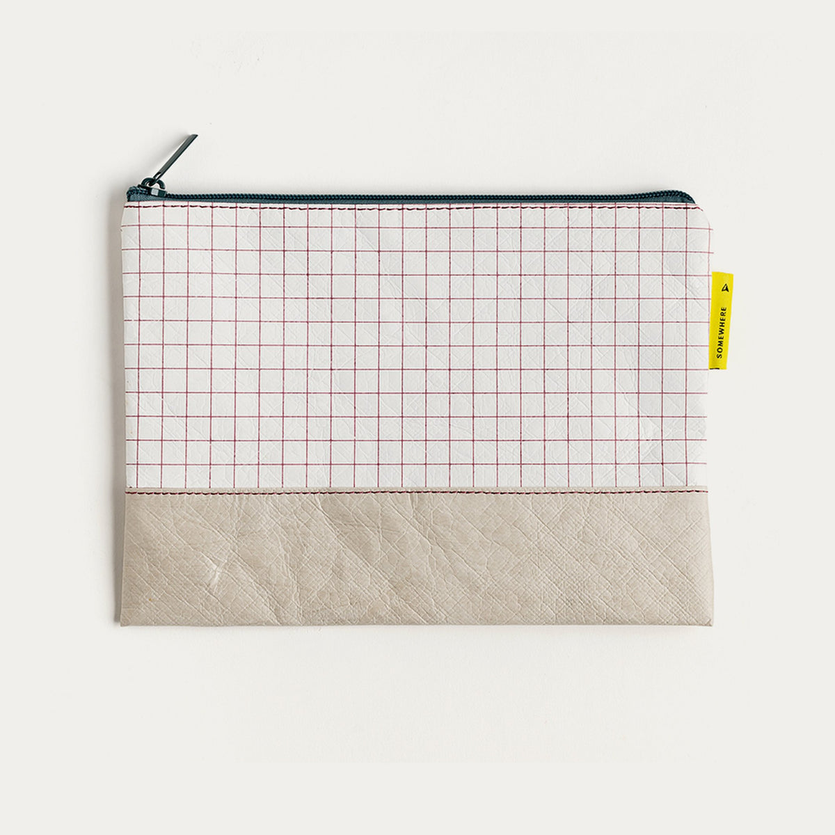 Tasche "Organizer Pouch" – Grau · Tyvek · 25x18 cm | Somewhere