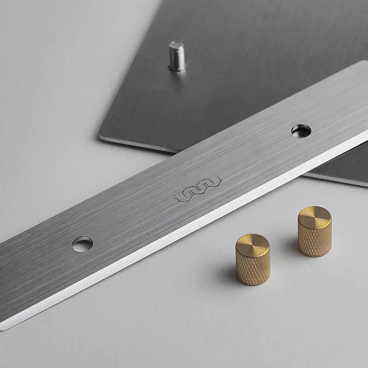 Memoblock "Desk Pad" A5 – Edelstahl · Messing | 100percent