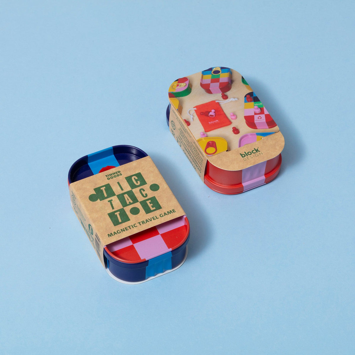 Reisespiel "Tic Tac Toe" – magnetisch · in Dose | Block Design