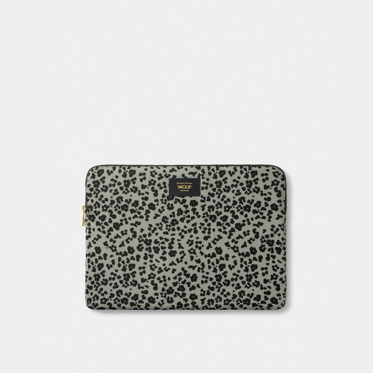 Laptophülle "Steel Roar" – Grau · Leopardenmuster · 13-14" | Wouf