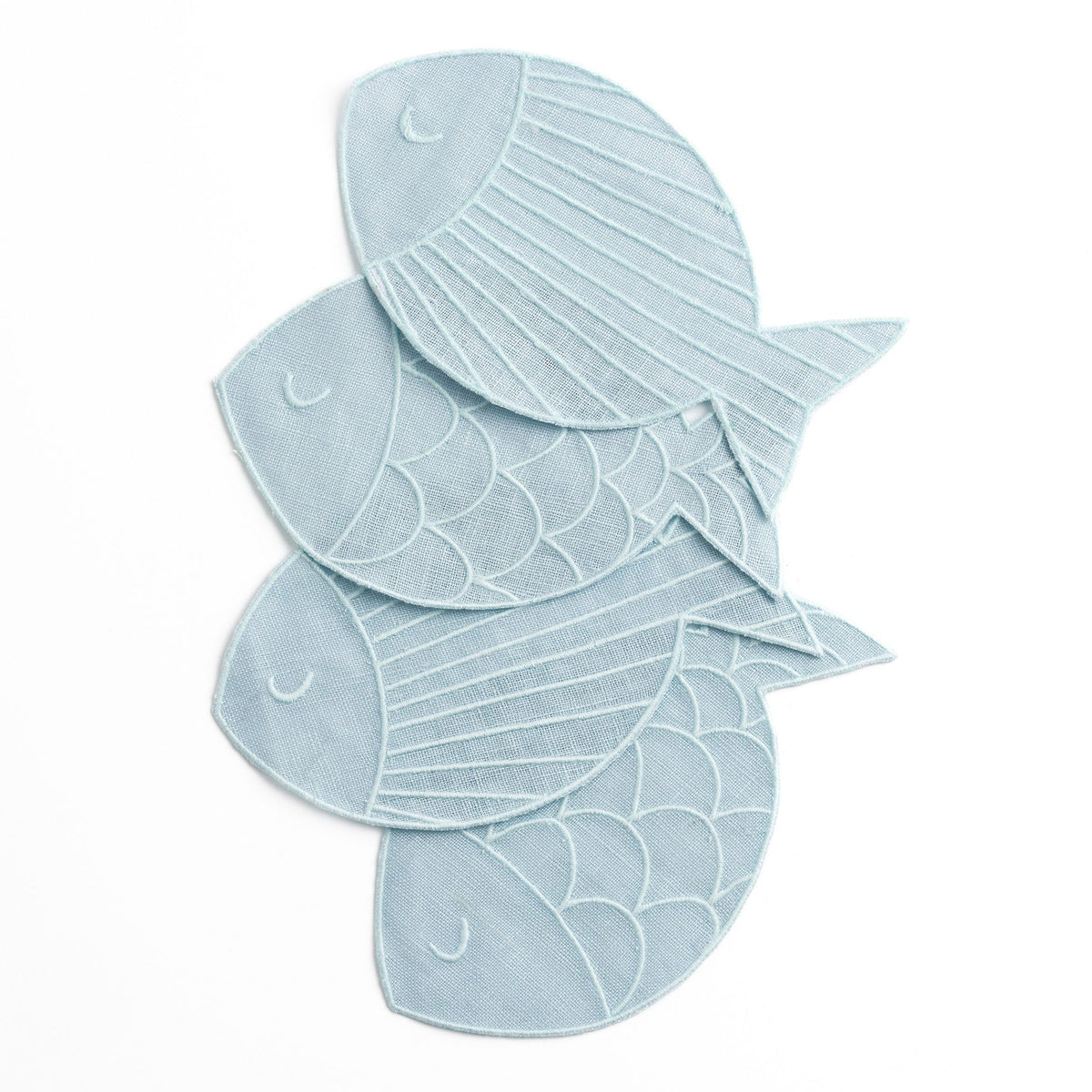 Cocktailservietten Sardine – Leinen · 4er-Set | Piecework