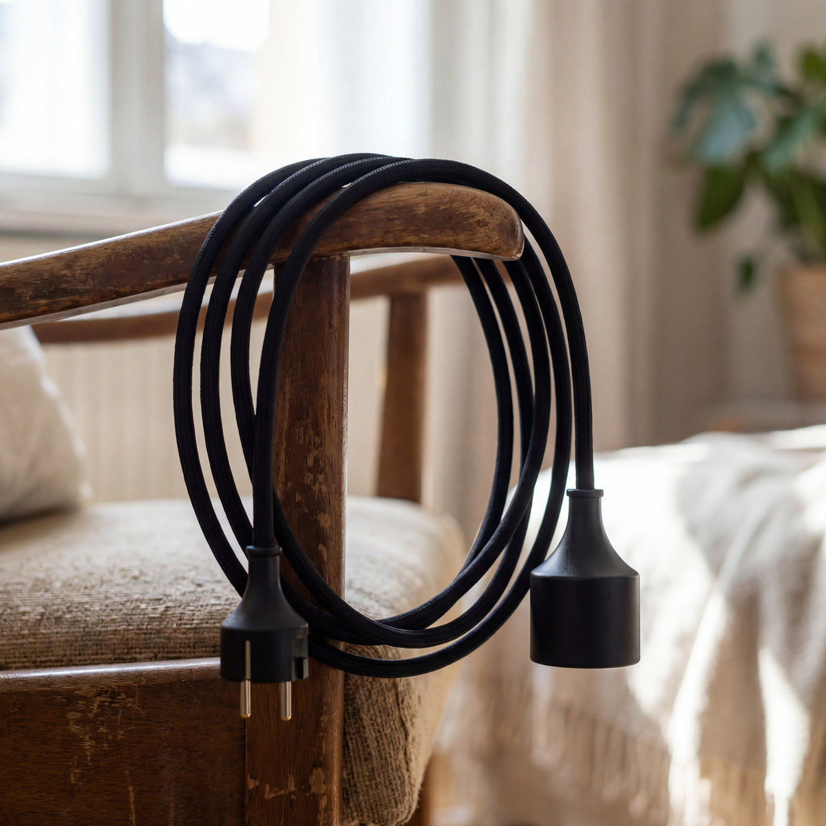 Verlängerungskabel Extend E1 – 3 m Textilkabel, Schuko | Cords