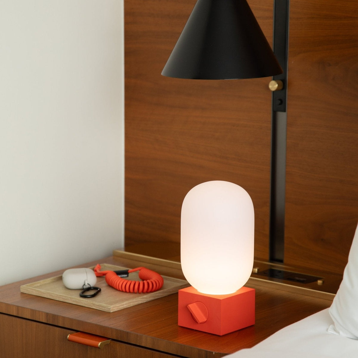 Akku-Leuchte "POP Light" – Rot · 23 cm | Native Union