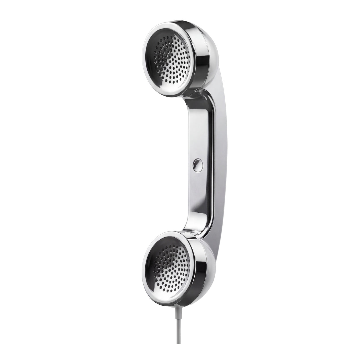 Retro-Telefonhörer "POP Phone" – Chrom · USB-C · Limited Edition | Native Union
