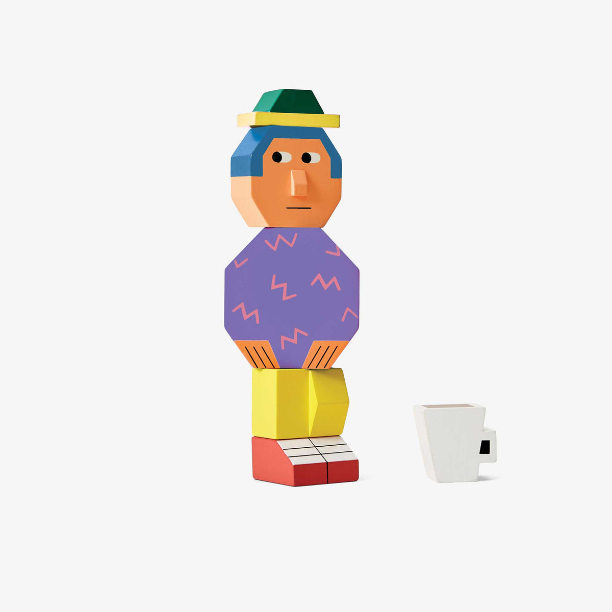BLOCK PARTY | Wooden PERSONALITIES | Andy Rementer | Areaware
