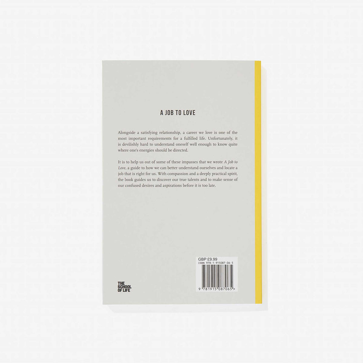 UN TRAVAIL À AIMER | PAPIER | Édition anglaise | The School of Life