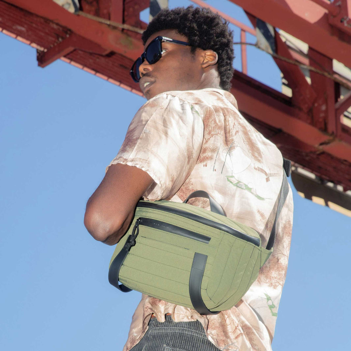 Umhängetasche Arris Sling – Moosgrün · Nylon | Craighill