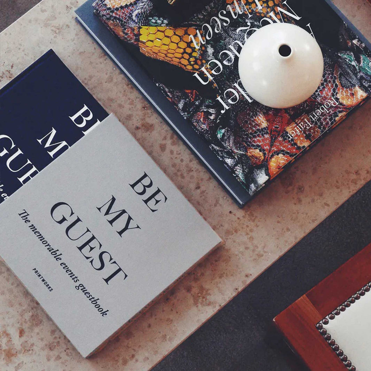 BE MY GUEST | blaues GÄSTEBUCH | PrintWorks
