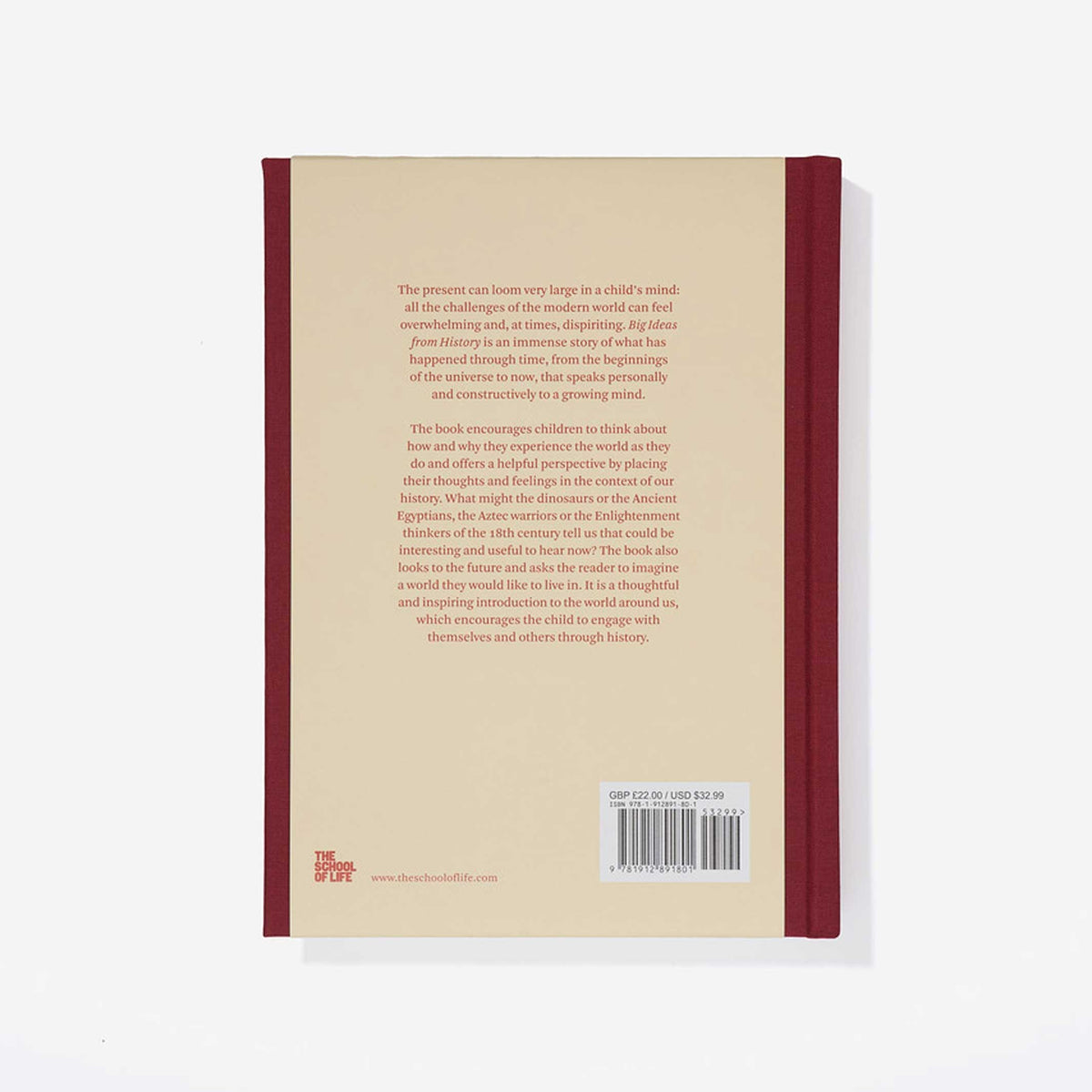 BIG IDEAS FROM HISTORY | LIVRE D'HISTOIRES pour ENFANTS | Édition anglaise | The School of Life