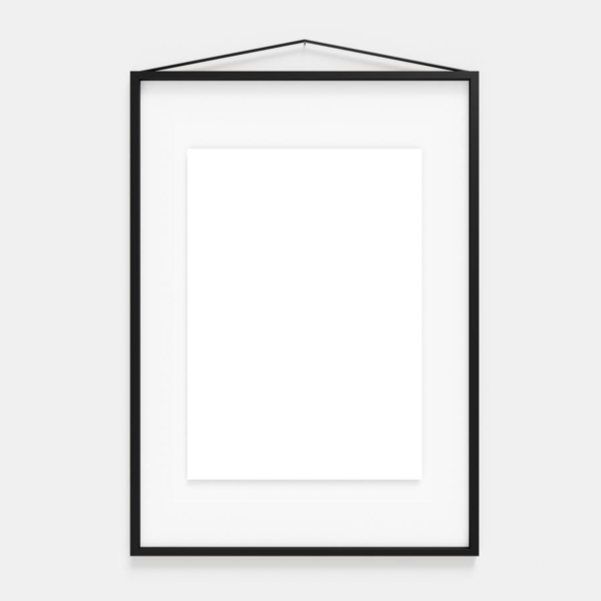 Aluminium frame - FRAME BLACK | Moebe