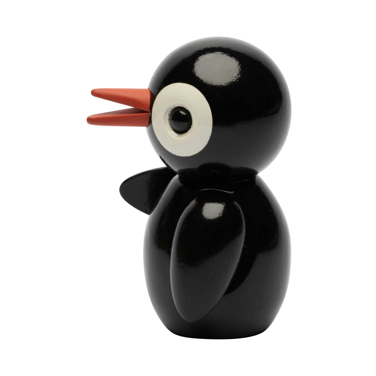 Deko-Vogel "Bold Black" – Buche · 6,5 cm | Spring Copenhagen