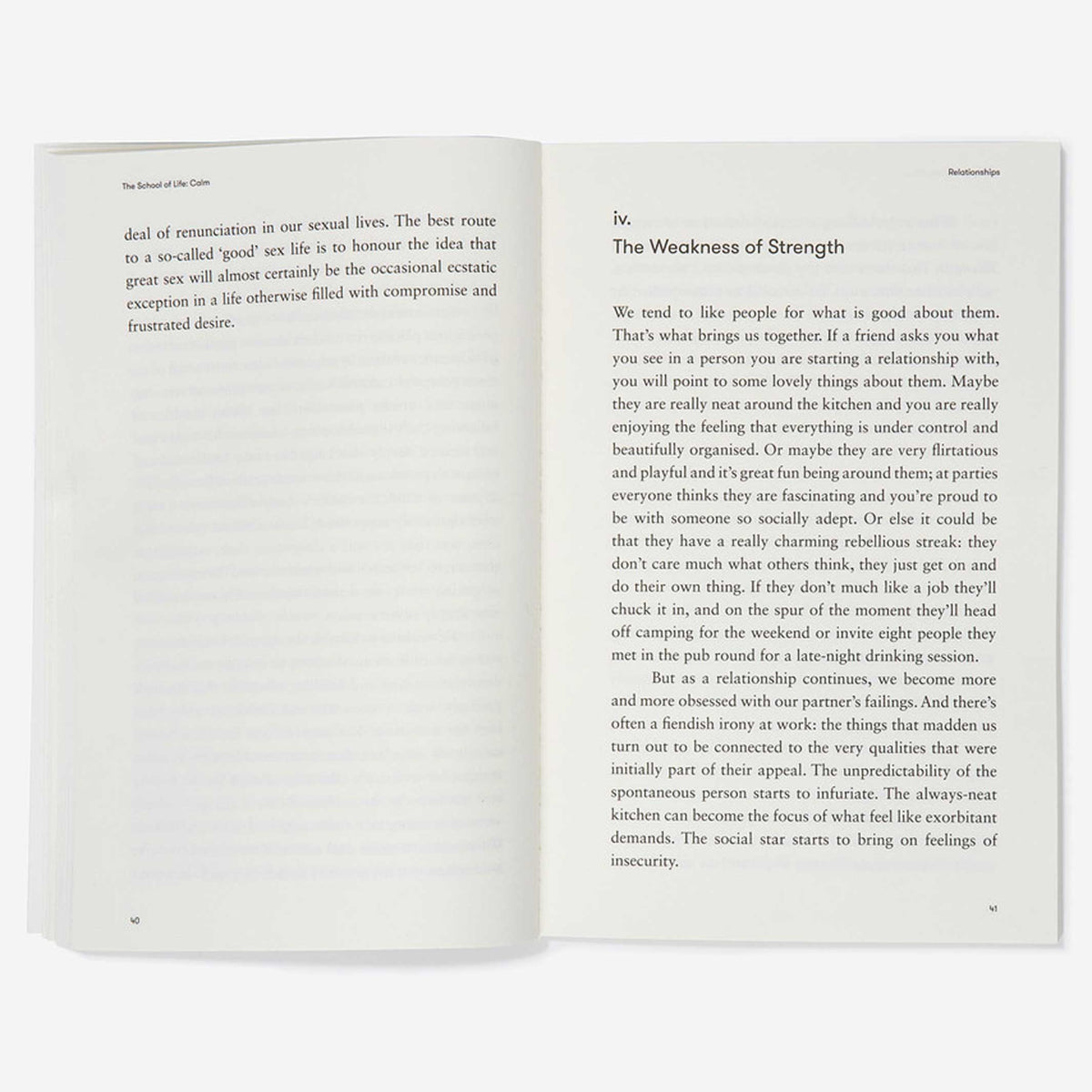 Taschenbuch Calm – Englisch | The School of Life