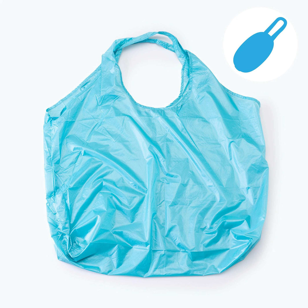 Einkaufstasche Cocoon Large – Nylon · Türkis · 20 L | 100percent