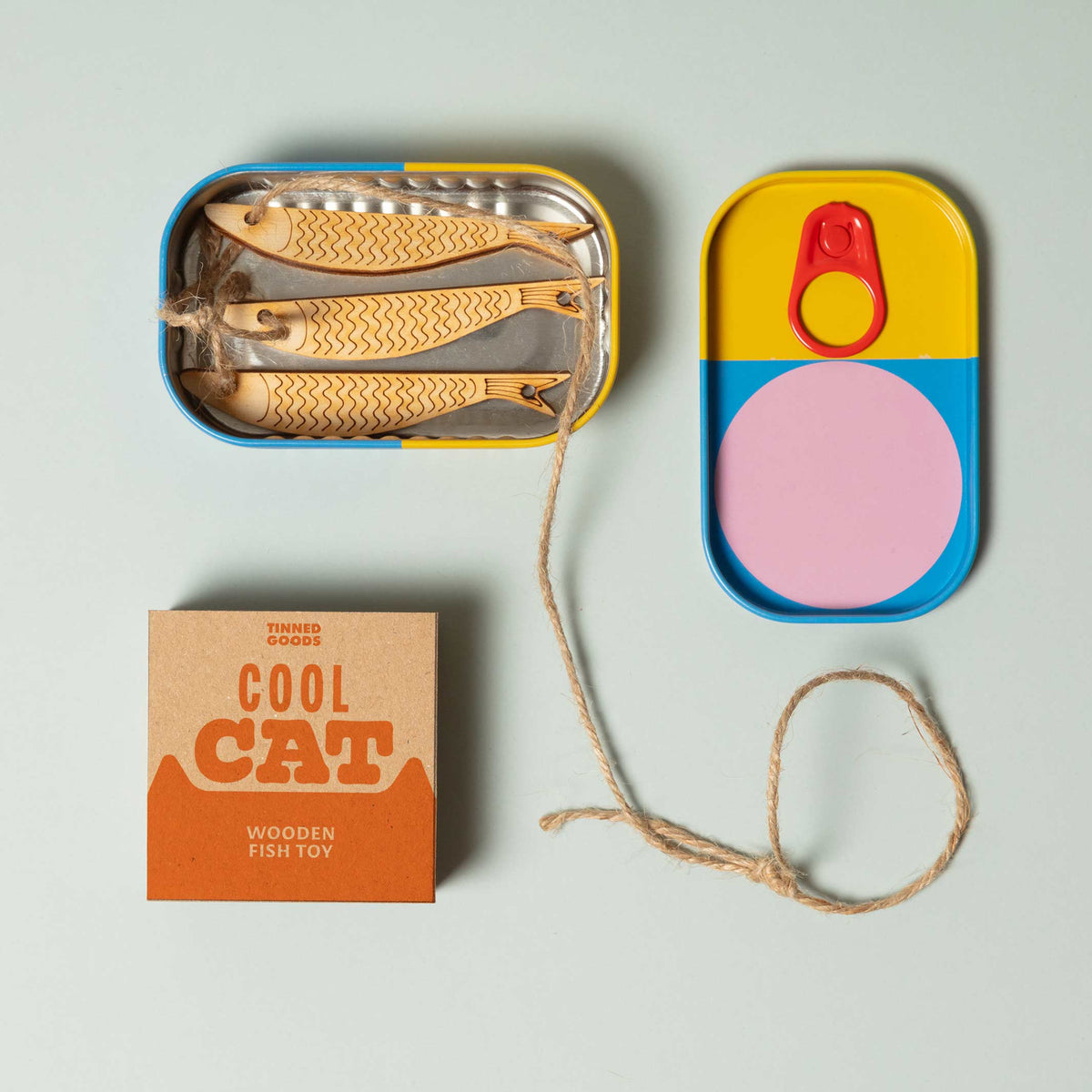 Katzenspielzeug "Cool Cat" – Holz · in Dose | Block Design