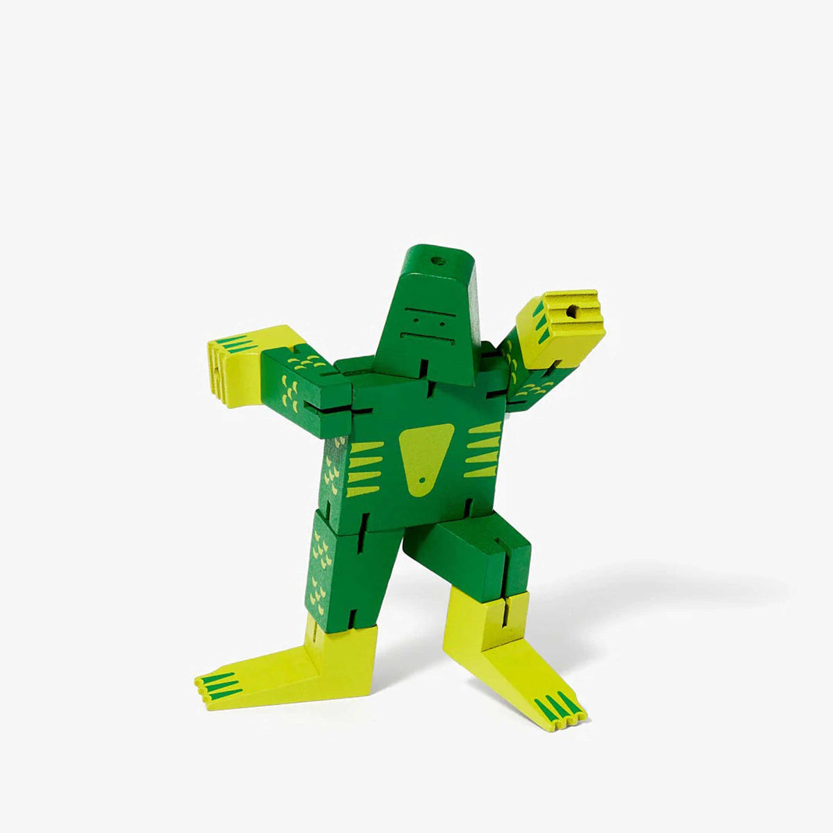 CUBEBOT CRYPTOIDS SWAMP CREATURE - Green 3D Puzzle Robot - Small | David Weeks | Areaware