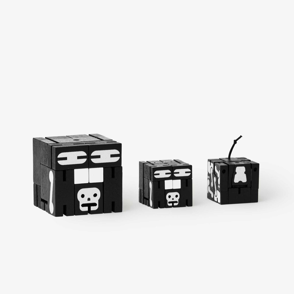 MILO CUBEBOT Micro SKELETT | 3D PUZZLE ROBOTER | David Weeks | Areaware